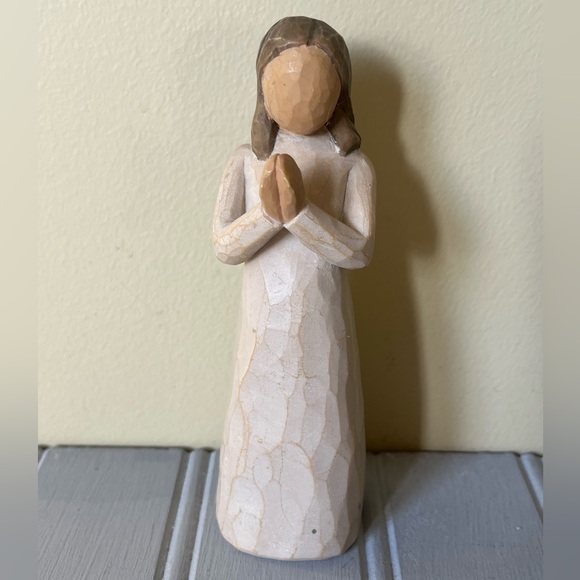 Willow Tree Other - Willow Tree Sisters By Heart Figurine Vintage 2000 By Susan Lordi Angel Praying